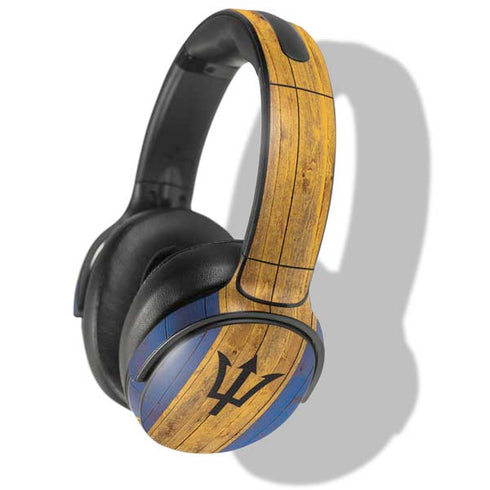 Barbados Flag Dark Wood Skullcandy Venue Skin